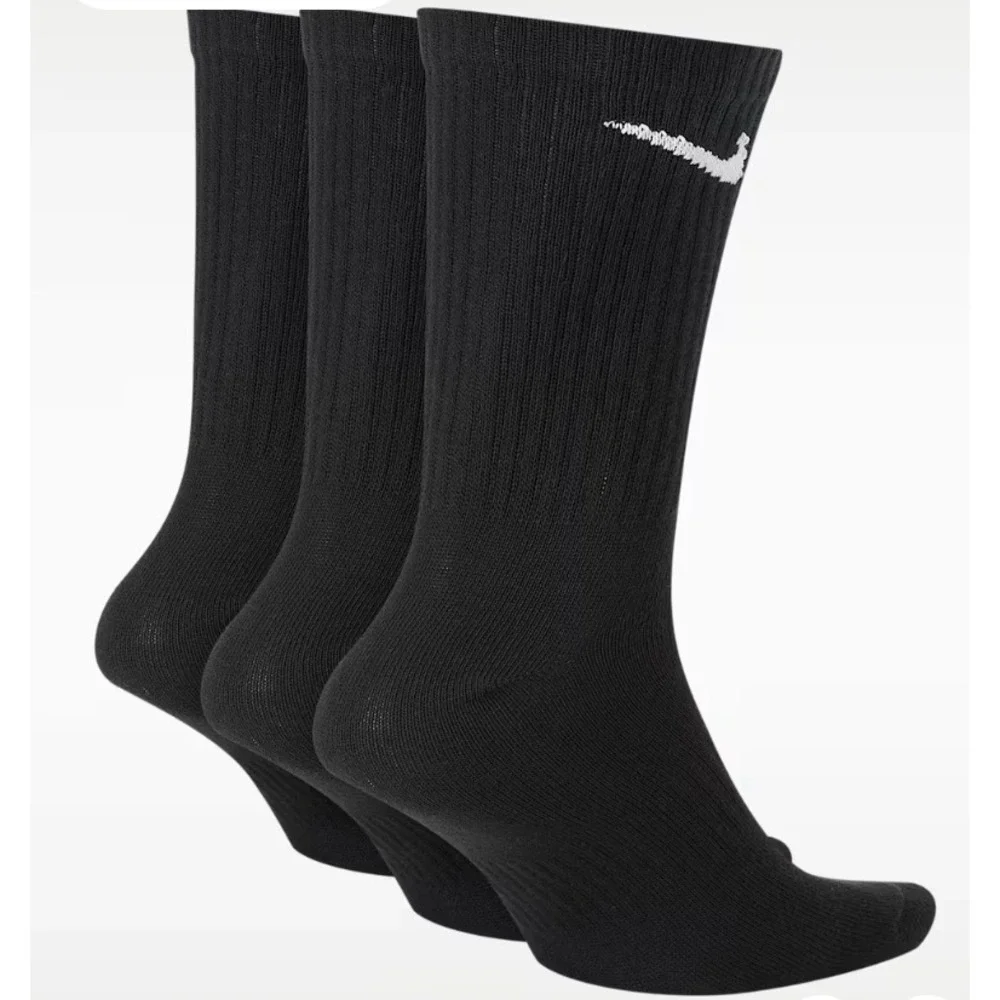New Nike Everyday Lightweight Training Crew Socks Sz Large 3 Pairs SX7676 010